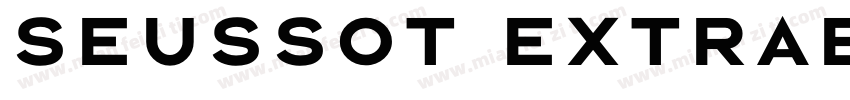 SeussOT ExtraBold字体转换